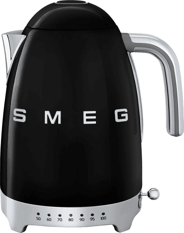 SMEG Retro Waterkoker Zwart KLF04BLEU